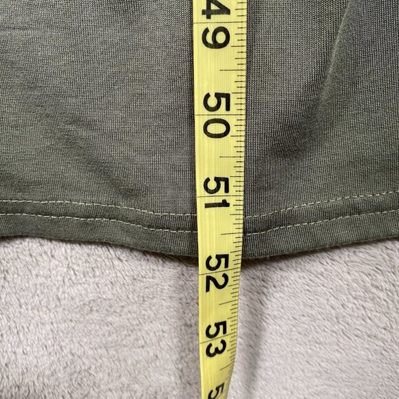 Umgee Wide Leg Crop Jumpsuit Size M Olive Moss Green Boho Beachy Resort Vacation - Picture 12 of 12